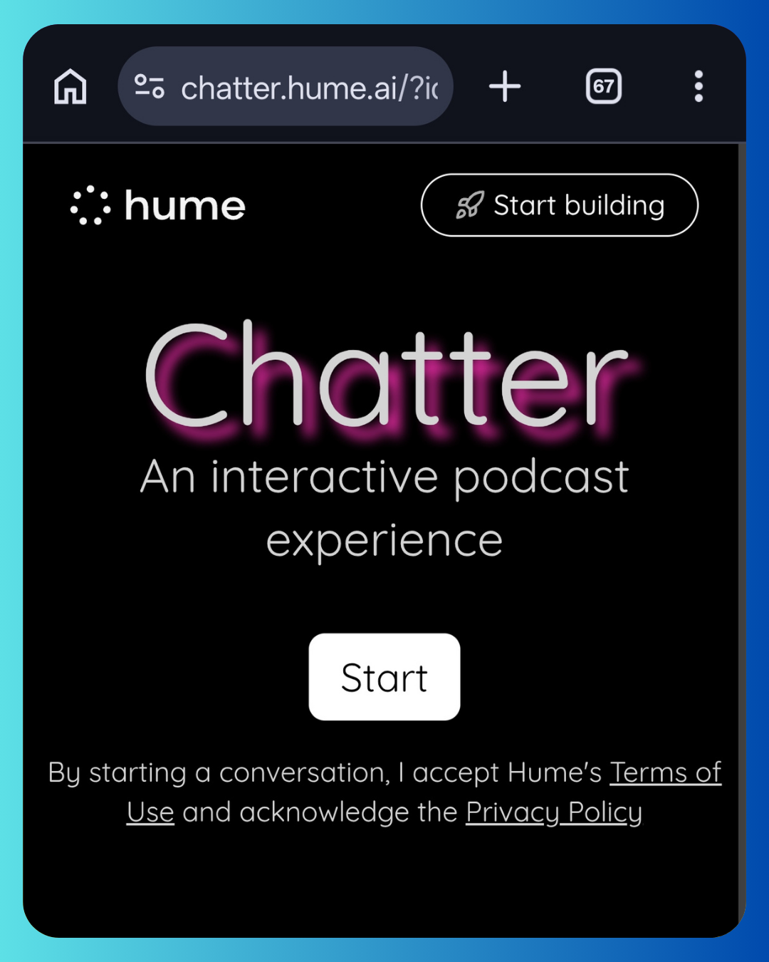 Chatter by Hume AI