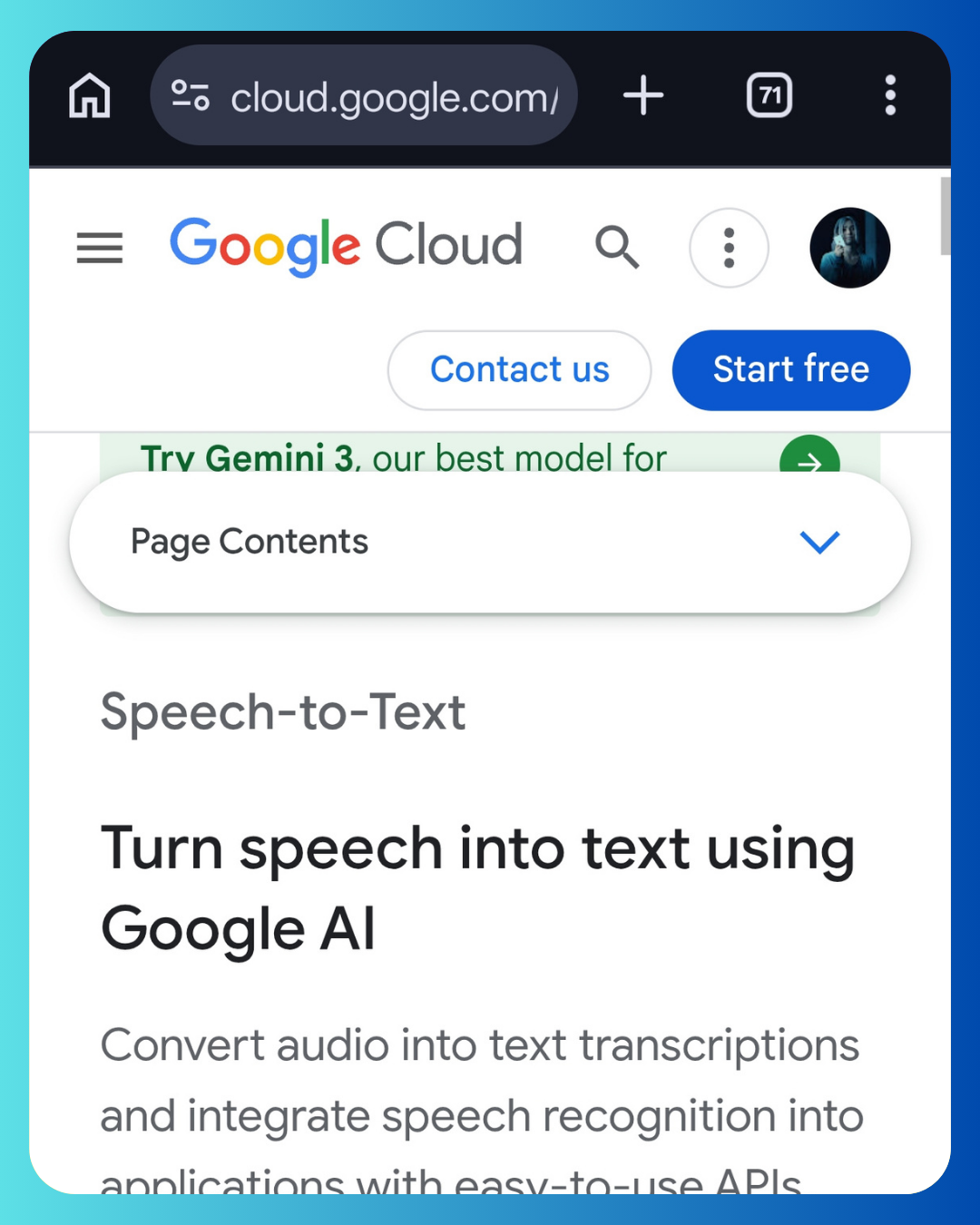 GC Speech to Text