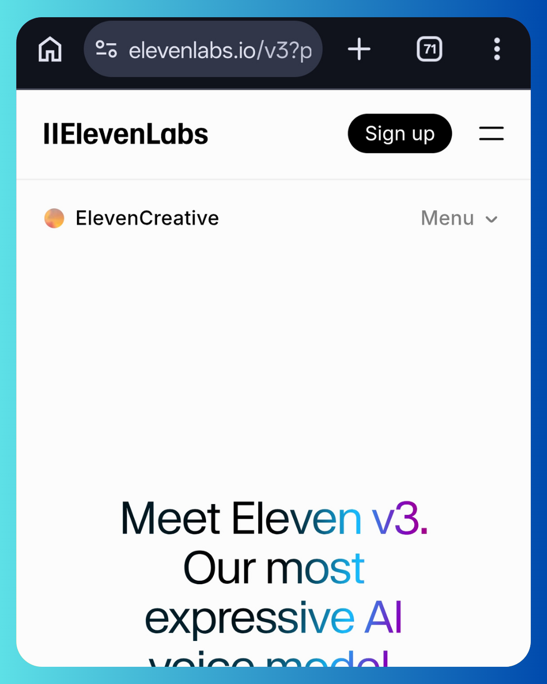 ElevenLabs v3 Alpha