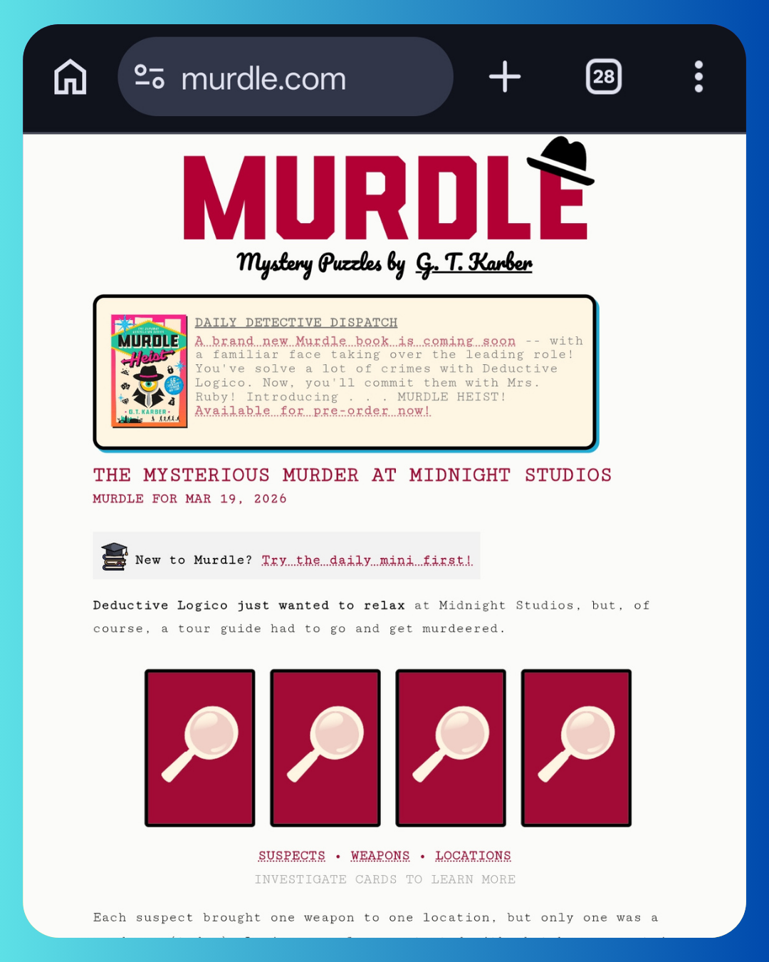 Murdle.Com